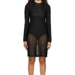 REMAIN Birger Christensen Black Sequin Minidress New With Tags